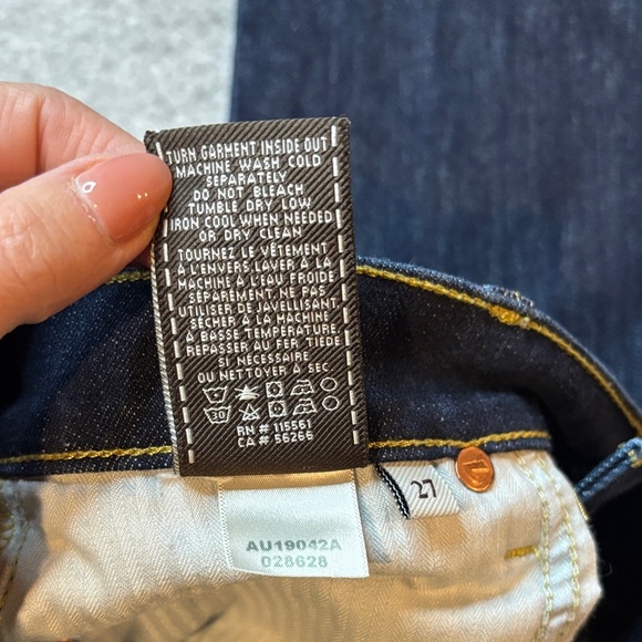 7 For All Mankind Straight Leg 27 Dark Wash 💙 - Picture 9 of 12